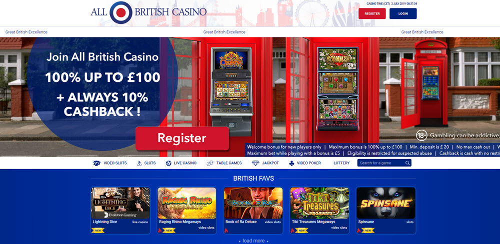 all british casino